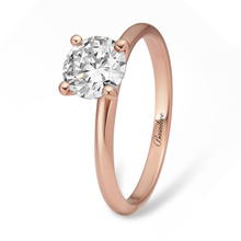 Load image into Gallery viewer, 1 CT Round Lab Grown Diamond Solitaire Engagement Ring 14K
