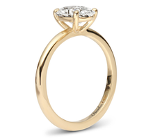 Load image into Gallery viewer, 2 CT Oval Lab Grown Diamond Solitaire Engagement Ring 14K
