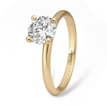 Load image into Gallery viewer, 1 CT Round Lab Grown Diamond Solitaire Engagement Ring 14K
