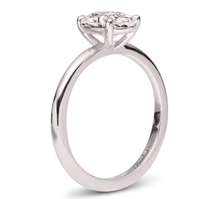 Load image into Gallery viewer, 2 CT Oval Lab Grown Diamond Solitaire Engagement Ring 14K
