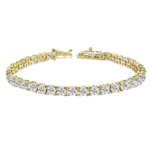 Load image into Gallery viewer, 11CT Round Lab Grown Diamond Tennis Bracelet
