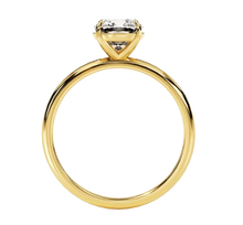 Load image into Gallery viewer, 1.5 CT Asscher Lab Grown Diamond Solitaire Engagement Ring 14K
