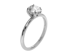 Load image into Gallery viewer, 1.5 CT Pear Lab Grown Diamond Solitaire Engagement Ring 14K
