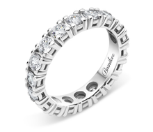 Load image into Gallery viewer, 2CT Round Eternity Lab Grown Diamond Band Ring 14K
